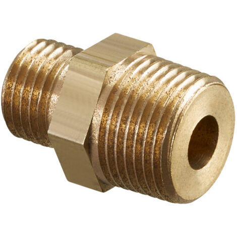 Oventrop Ofix-Oil Doppelnippel 1/2" Außengewinde Innenkonus x 1/2" Außengewinde