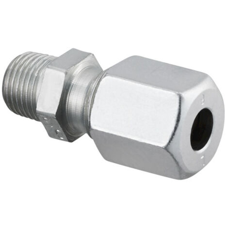 Oventrop Ofix-Oil Schneidringverschraubung 3/8x10mm, gerade Einschraubverschraubung, Stahl