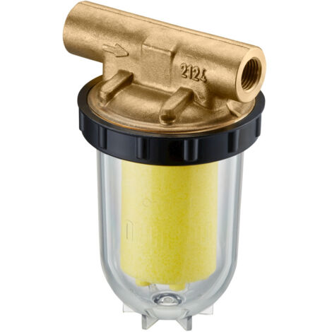 Oventrop Oilpur E Heizölfilter-Einstrang 2x1/4" Innengewinde, Sinterkunststoff 50-75um