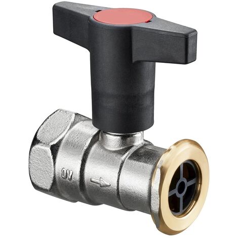 Oventrop Pumpenkugelhahn mit Sperrventil DN 32, Rp 11/4 xG 2