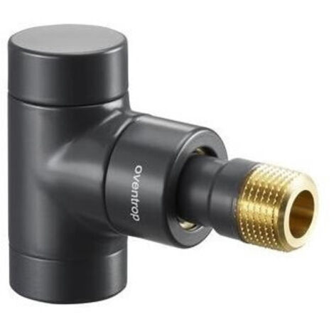 OVENTROP Raccord de retour Combi E équerre DN 15, PN 10, anthracite, 1166032