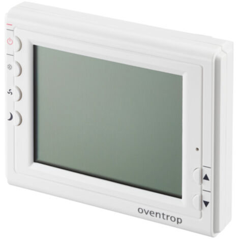 Oventrop Raumthermostat für Vierleiteranwendungen, Aufputz Heizen/Kühlen mit Display 2-Punkt-Regelung, 0-10V