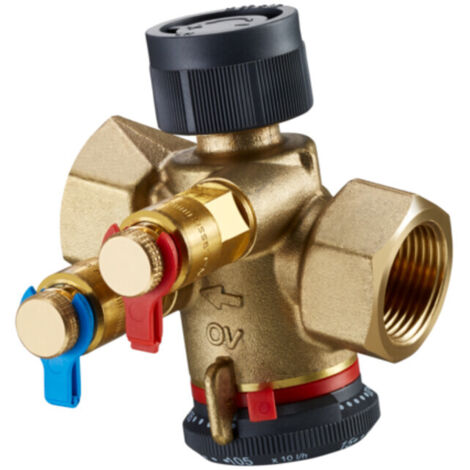Oventrop Regulierventil Cocon QT mit Messventilen, DN 15 beidseitig Innengewinde, 150-1050l/h