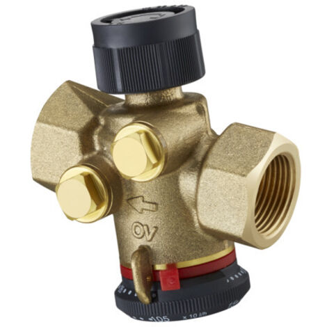 Oventrop Regulierventil Cocon QT ohne Messventile, DN 15 beidseitig Innengewinde, 30-210l/h
