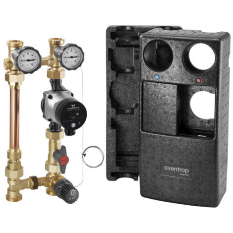 Oventrop Regumat F-180 Station DN 25 mit Grundfos Pumpe Alpha2 25-60