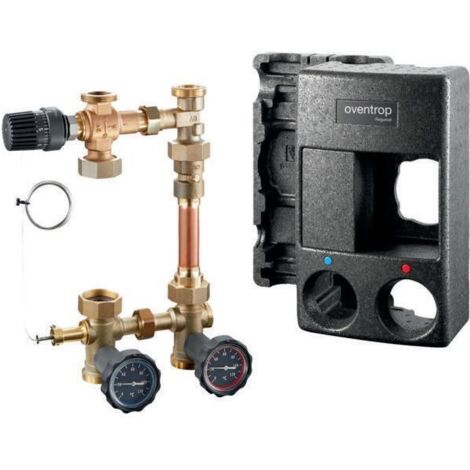 Oventrop Regumat RTA-180 Station DN 25 ohne Pumpe, mit Isolierung