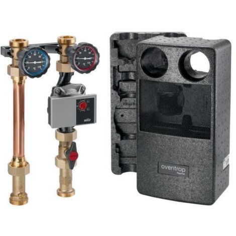 Oventrop Regumat S-180 Station DN 25 mit Grundfos Alpha 2.1 25-60