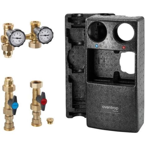 Oventrop Regumat S-180 Station DN 25 mit integriertemWMZ-Einbauset,ohne Pumpe