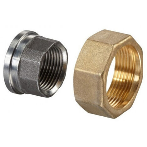OVENTROP Regumat Tüllenanschlussset DN 25 Gewindetüllenset Rp 1, G 1 1/2 ÜM, 2-fach, 1350457