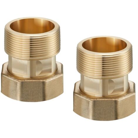 OVENTROP Regumat Tüllenanschlussset DN 40/50 Verschraubung R 2 AG x G 2 ÜM (2x), 1352089