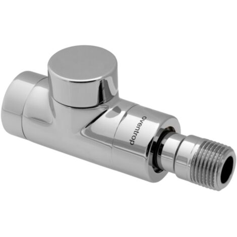 OVENTROP Rücklaufverschraubung Combi E Durchgang DN 15, PN 10, weiß pulverbeschichtet, 1167062