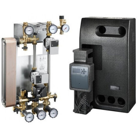 OVENTROP Station solaire Système de séparation Regusol X-Duo 25 DN 25, Wilo PARA, deux raccords de circuit d'accumulation, 1361050