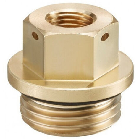 OVENTROP Stopfen für Regudis W-HTF, für Temperaturfühler, G 1/2 AG x M 10 x 1,0 IG, D 5,6, 1349051