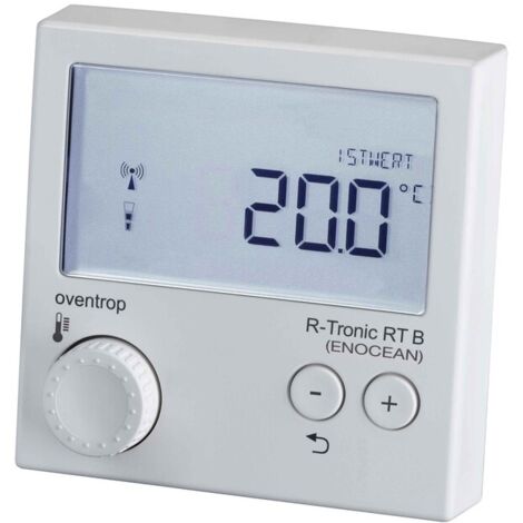 OVENTROP Termostato de radio R-Tronic RT B (EnOcean) para aplicaciones Smart Home, alimentado por batería, 1150780