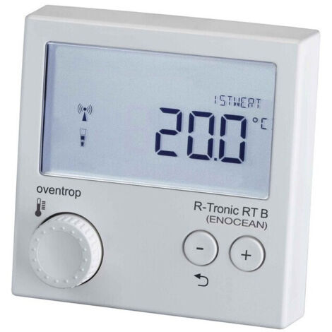 OVENTROP Termostato radio R-Tronic RT B (EnOcean) per applicazioni Smart Home, alimentato a batteria, 1150780