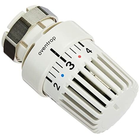 OVENTROP Termostato speciale Uni LV collegamento a morsetto, 7-28 C, 0  1-5, sensore a liquido, bianco, adatto per valvole termostatiche Vaillant, a partire dall'anno di costruzione 1981, 1616001