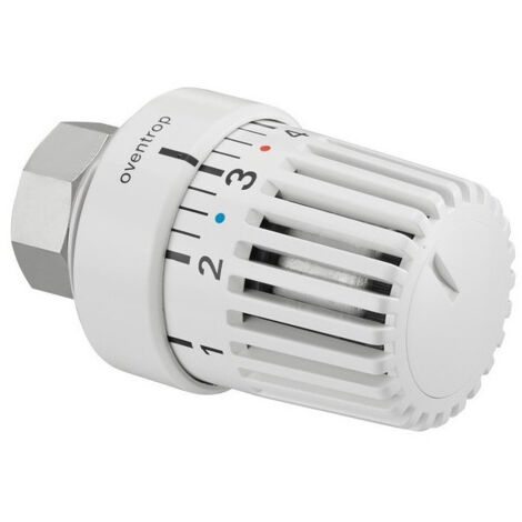 OVENTROP Termostato Uni L M 30 x 1,0, 7-28 C, 0  1-5, Sensore a liquido, bianco, 1011401
