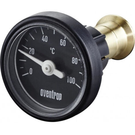 OVENTROP Thermometer Umrüstsatz anthrazit, für Kugelhähne Optibal Art.-Nr. 10757.., 10771.., 10773.. und 10778.., DN 20 und DN 25, 1077182