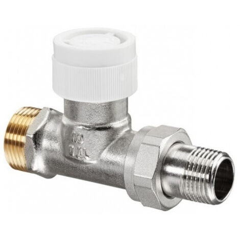 OVENTROP Thermostatventil AV 9 Durchgang DN 15, G 3/4 AG x R 1/2, PN 10, 1183847