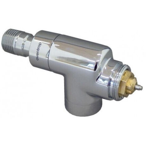 OVENTROP Thermostatventil E Vorlaufaxial DN 15, Rp 1/2 x R 1/2, PN 10, verchromt, 1163252