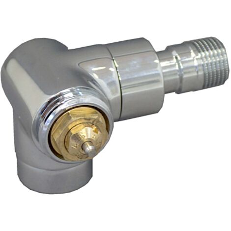 OVENTROP Thermostatventil E Winkeleck links DN 15, Rp 1/2 x R 1/2, PN 10, verchromt, 1163452