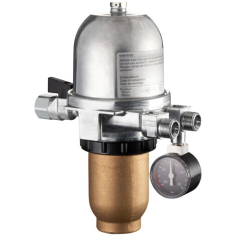 Oventrop TOC-Duo-3B Ölfilter Entlüfter G 3/8" Innengewinde x G 3/8" Außengewinde Opticlean 5-20um