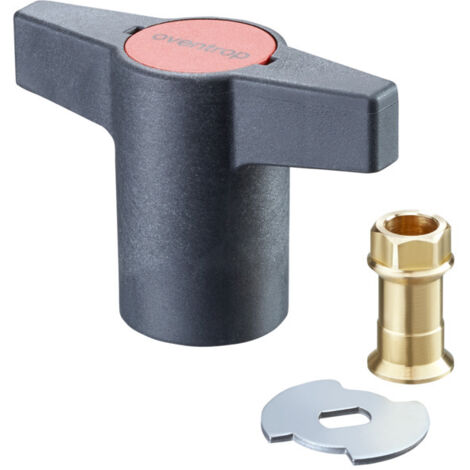 Oventrop Umrüstsatz Kunststoff Knebelgriff, 3/4" und 1"