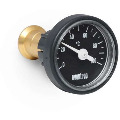 Oventrop Umrüstsatz Thermometer anthrazit DN 20/25 für Optiball Kugelhahn 1077182