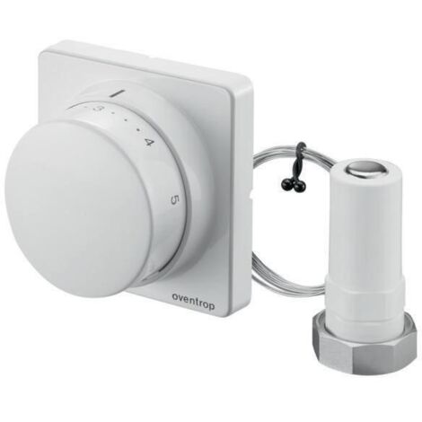 Oventrop Uni FHU Thermostat 7-28 Grad C, Skala 0-5 mit Nullstellung, Fernverstellung 2m
