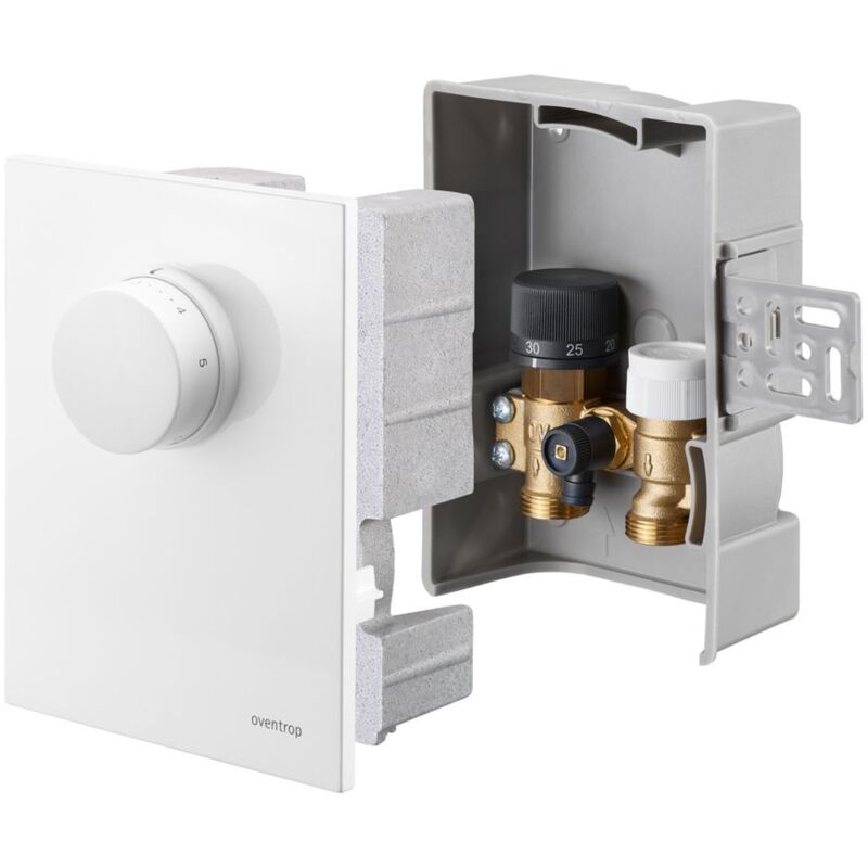 Unibox t-rtl Thermostat, Raum- und Rücklauftemperaturregelung Kunststoff, Weiß - Oventrop