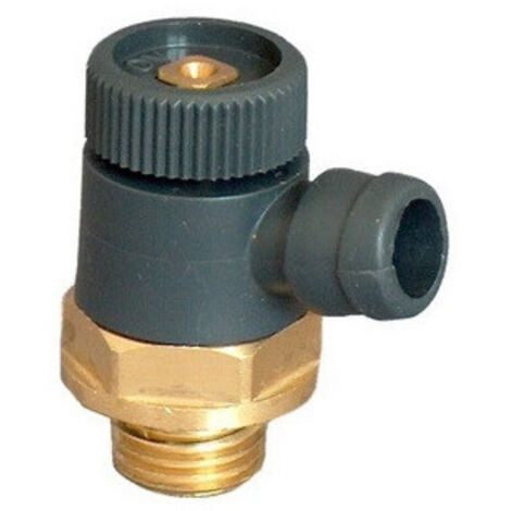 OVENTROP Valvola di scarico con scarico girevole, EZB, G 1/4 AG (Set = 10 pezzi), 1102002