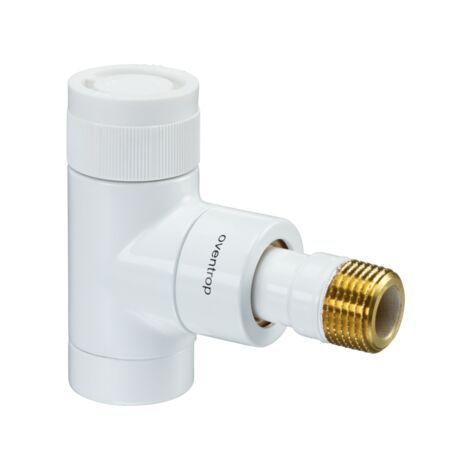 Oventrop vanne thermostatique série E 1.163.062 1.2 « Eck, blanc