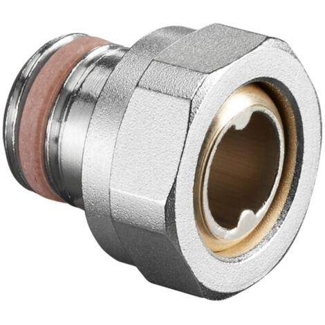 Oventrop Verschraubung DN 15 3/4" Innengewinde Überwurfmutter x1/2" Außengewinde, selbstdichtend