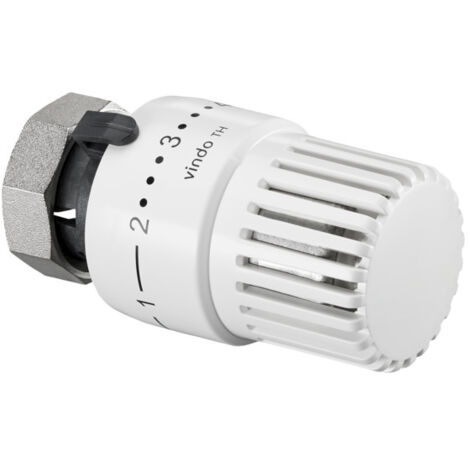 Oventrop vindo TH Thermostat, 7-28 Grad C, Skala 0-5 mit Nullstellung, Flüssigfühler, Weiß