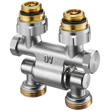 Oventrop ZB Multiflex F Absperrverschraubung schwenkbar, 1/2" x 3/4" Außengewinde