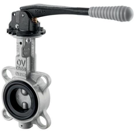 Oventrop Zwischenbau Absperrklappe mit Hebel PN 16 EPDM Dichtung, DN 150