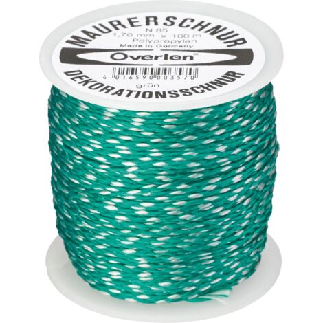Overlen Maurerschnur PP 1,7mm 100m grün Overmann