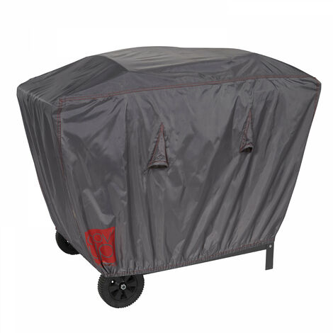 Oviala – Housse de barbecue XL imperméable en polyester enduit PVC – Dimensions 150 x 60 x 90 cm – Élastique et aérateurs pour maintien optimal - XL 150 X