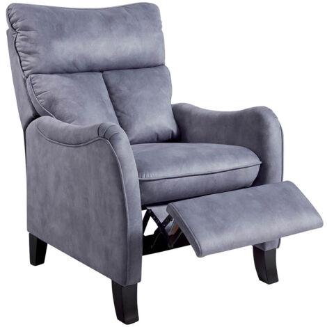OVIEDO - Fauteuil Relax Manuel Bleu