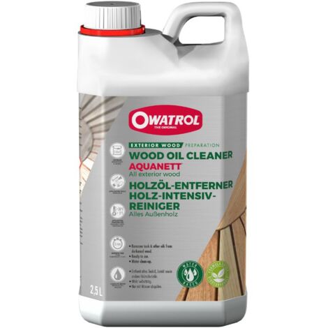 Owatrol Aquanett Oil Remover / Stripper for Wood - 1 Litre