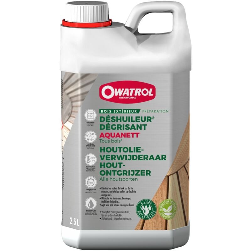Owatrol - Déshuileur Dégraissant Aquanett Conditionnement: 2.5L