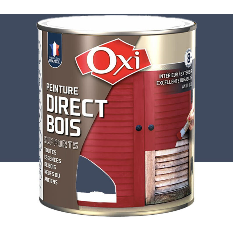 Peinture Direct Bois OXI Bleu Marine 2 l