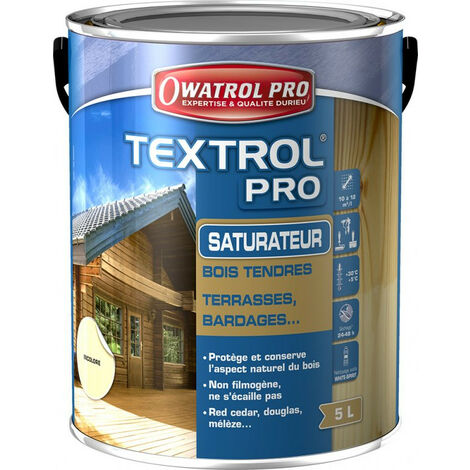 Owatrol – Saturateur bois tendre incolore 2.5L – Rendement 10-12 m²/l – Protection non filmogène durable – Application facile sur bois brut