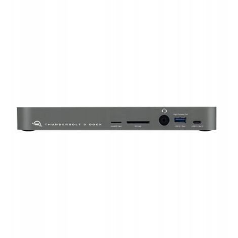 OWC Thunderbolt 3 Dock 14-Port, Dockingstation ,grau, USB-C, LAN, mini DisplayPort