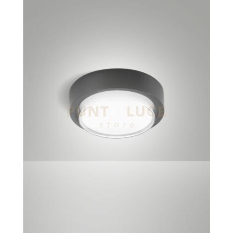 OWEN PLAFONIERA GRIGIO SCURO PER ESTERNO A LED 12W 3000K 1620LM IP65