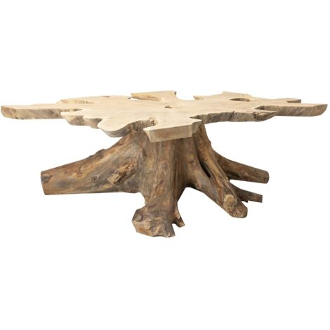 Owiot Natural Teak Root Mitteltisch 160X140X45 Cm