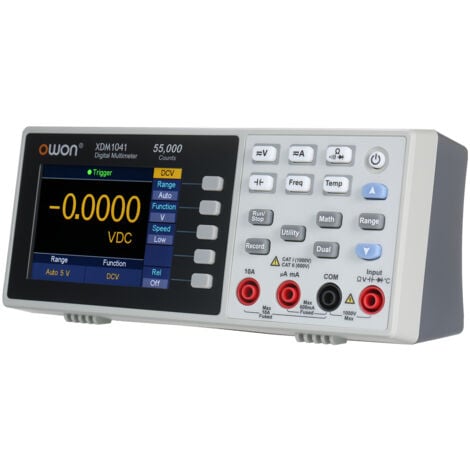 AUTRES Owon 55000 Counts Digitalmultimeter, Universal-Amperemeter, AC/DC-Spannung/Strom, Frequenz, Widerstandskapazität, True RMS, Diodenkontinuität, Temperaturmessung