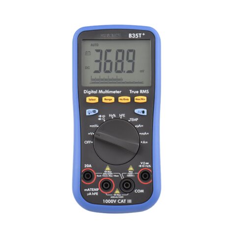 OWON B35T+ BT True RMS 6000 Count Multimeter, Offline-Aufzeichnung, automatische Bereichswahl, hintergrundbeleuchtetes LCD-Display, AC/DC-Temperaturmessung