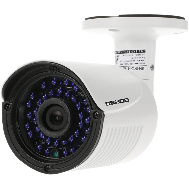 

OWSOO 1080P HD POE Camara IP 2.0MP 3.6mm 1 / 2.8 '' CMOS H.264 P2P Onvif 36 IR LEDS Vista nocturna IR-CUT Deteccion de movimiento Telefono APP