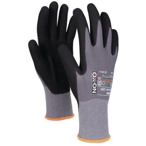 OX-ON 170.71 Handschuhe Flexible Supreme 1600 Größe 11 schwarz/hellgrau EN388 EN